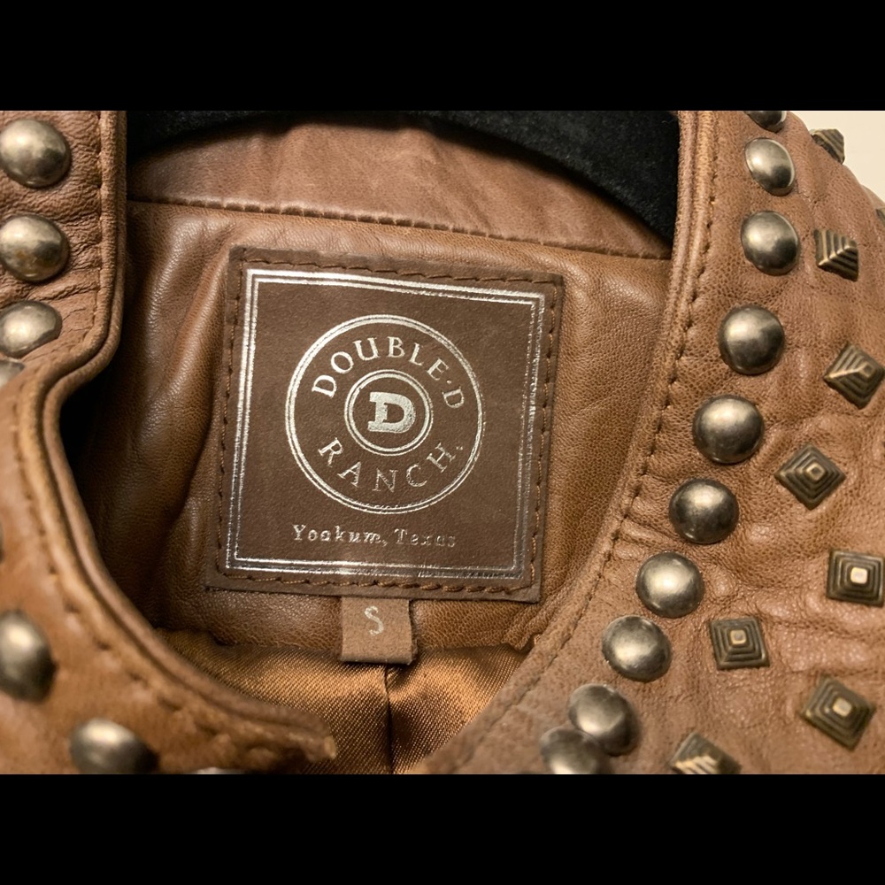 Double D Leather Jacket